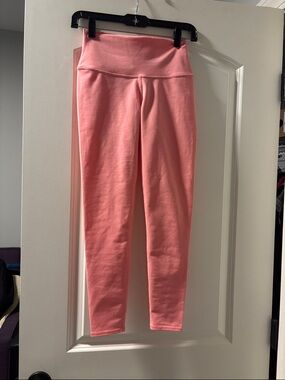 ALO Yoga Girls' Coral Pink High-Waist Leggings